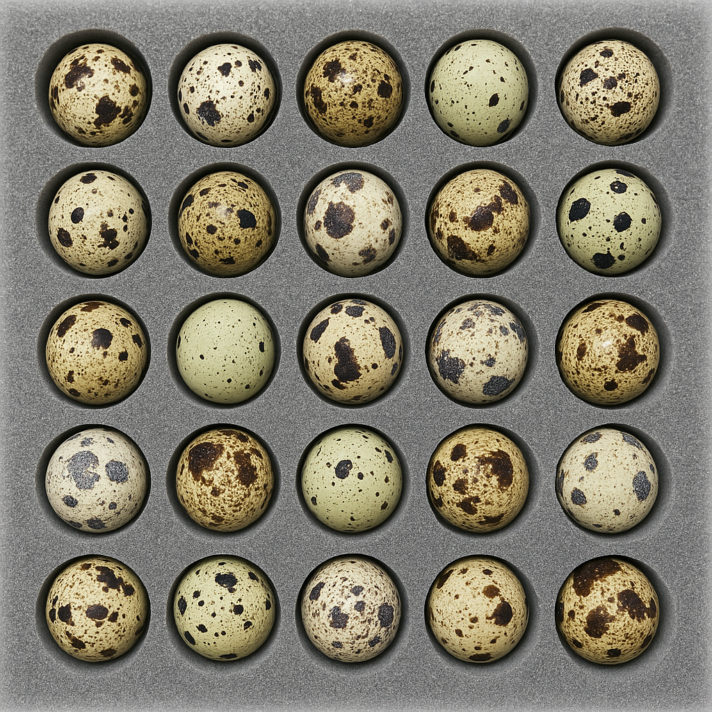 Quail Egg Shipping Foam – 25 Hole Tray