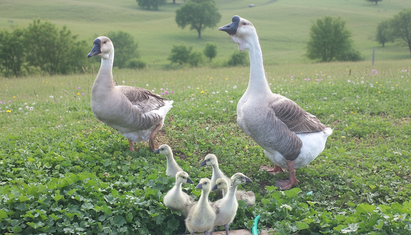 Brown Chinese Geese