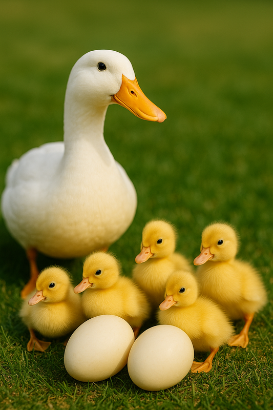 Jumbo Peking Ducks Hatching Eggs