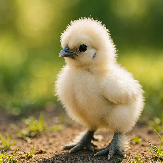 White Silkie Bantam Chicks – The Sweethearts of the Farmyard (Free Shipping)