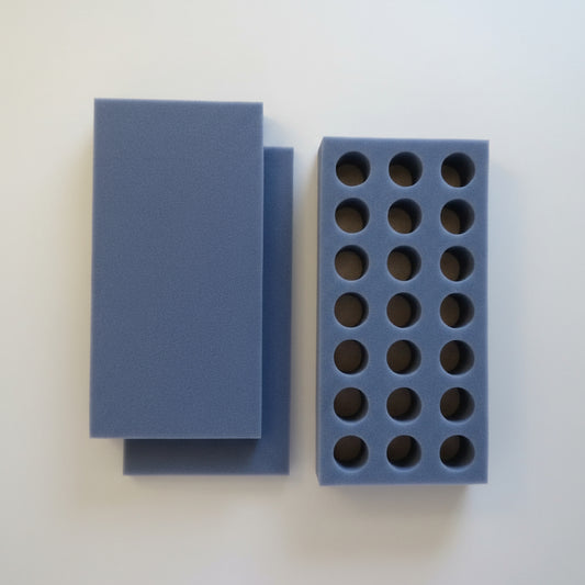 21 Egg Shipping Foam for Pheasants, Chukars, Guinea Fowl or Bantam Eggs